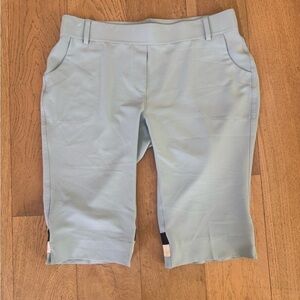 Belyn Key Oxford Pedal Pusher Light Blue Large
